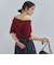 オフショル５分袖カットソー