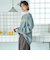 ドットチュールハイネックプルオーバー