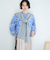 コード刺繍クロップドニットプルオーバー