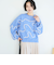 コード刺繍クロップドニットプルオーバー