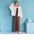 ピグメント加工フロントＺＩＰジャンスカ