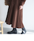 コーデュロイカラーレスワンピース