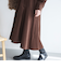 コーデュロイカラーレスワンピース
