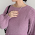 ラメモールヤーンニット