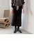 裏起毛ベイカータイトスカート