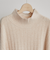 ワイドリブチュニックニット