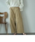 綿ストレッチバレルパンツ