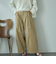 綿ストレッチバレルパンツ