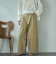 綿ストレッチバレルパンツ