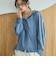 シアーデニムフードシャツ