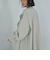 ノーカラーロングコート
