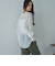 Ｖ開きシアー楊柳ブラウス
