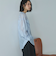 Ｖ開きシアー楊柳ブラウス