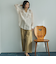 Ｖ開きシアー楊柳ブラウス