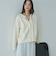 ダブルフェイスカットスナップカーディガン
