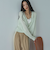 ペーパーヤーンカシュクールカーディガン