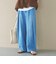’ソフトデニムワイドタックパンツ’／