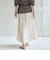 切替えフレアスカート