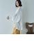 強撚糸シアーポンチョシャツ