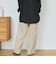 ウォッシャブルセンタープレスパンツ