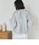 麻調シアーネックギャザーブルゾン