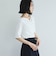 ニュアンスネック５分袖カットソー