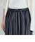 リネン混ストライプパンツ