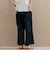 【ハンドウォッシャブル】シャイニータックワイドパンツ
