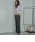 ピグメント裏毛フレアパンツ
