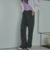 ピグメント裏毛フレアパンツ