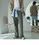 ピグメント裏毛フレアパンツ