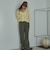 ピグメント裏毛フレアパンツ