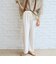 クロシェ風レースイージーパンツ