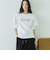 袖フリルプリントＴシャツ