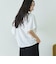 袖フリルプリントＴシャツ