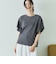 袖フリルプリントＴシャツ