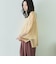 ペーパーヤーンハーフスリーブニット