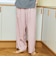 ワイドウエストギャザーパンツ