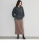 カットジョーゼットサイドＺＩＰスカート
