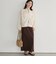 カットジョーゼットサイドＺＩＰスカート