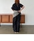 【接触冷感・吸水速乾】袖シアー切替カットソー