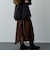 アシンメトリーレースバイアススカート