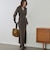 ニットカーデセットアップ