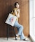 【Breath TOPKAPI】サヴィニャック × Breath TOPKAPI アート プリント フラット オーガニックキャンバス トート バッグ
