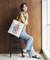 【Breath TOPKAPI】サヴィニャック × Breath TOPKAPI アート プリント フラット オーガニックキャンバス トート バッグ