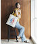 【Breath TOPKAPI】サヴィニャック × Breath TOPKAPI アート プリント フラット オーガニックキャンバス トート バッグ