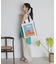 【Breath TOPKAPI】サヴィニャック × Breath TOPKAPI アート プリント フラット オーガニックキャンバス トート バッグ