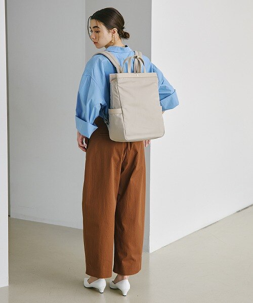 Breath TOPKAPI】防水ナイロン レザーコンビ PC対応 トート リュック
