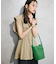 【Breath TOPKAPI】シュリンクレザー ノットハンドル 2way ショルダーバッグ