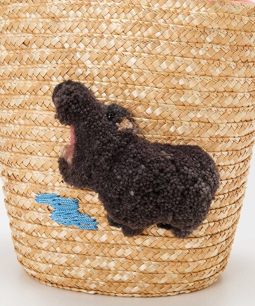 TREASURE TOPKAPI】 アニマル カゴバッグ【ハシビロコウ/ パンダ/ カバ